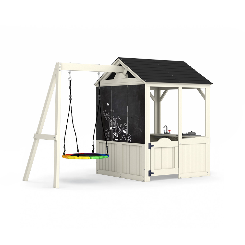 Kids Outdoor Picnic Table - 庭用家具、子供用プレイハウス、遊び場、屋外ピクニックテーブル、ウェブスイングセット、木製プレイハウス、キッチンおもちゃ