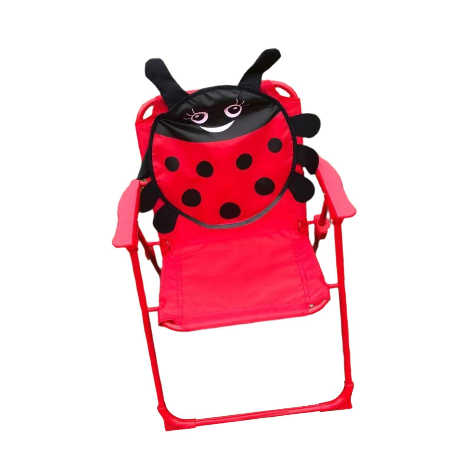 Kids Outdoor Lawn Chair - 子供用キャンプ折りたたみ椅子アームチェアポータブル滑り止めヘビーデューティポータブルキャンプチェア芝生パティオガーデンバックパッキングヤード用