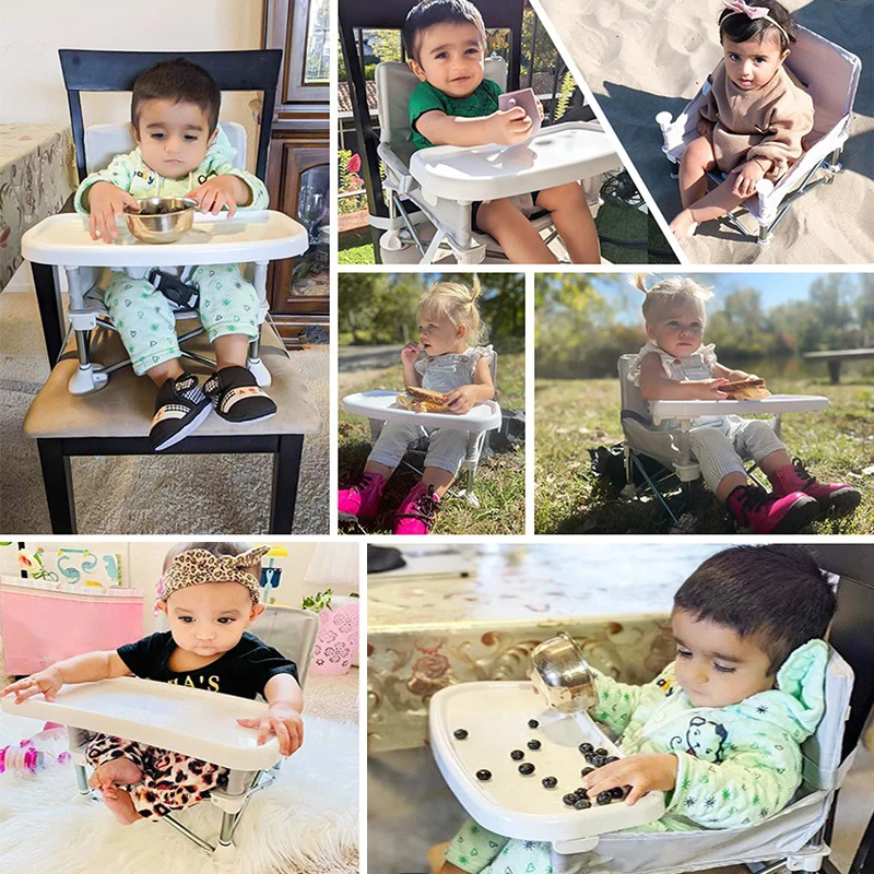 Kids Outdoor Folding Chair - ベビー家具用品ブースターシートダイニングチェアポータブル旅行折りたたみ子供用授乳椅子屋外ビーチシート