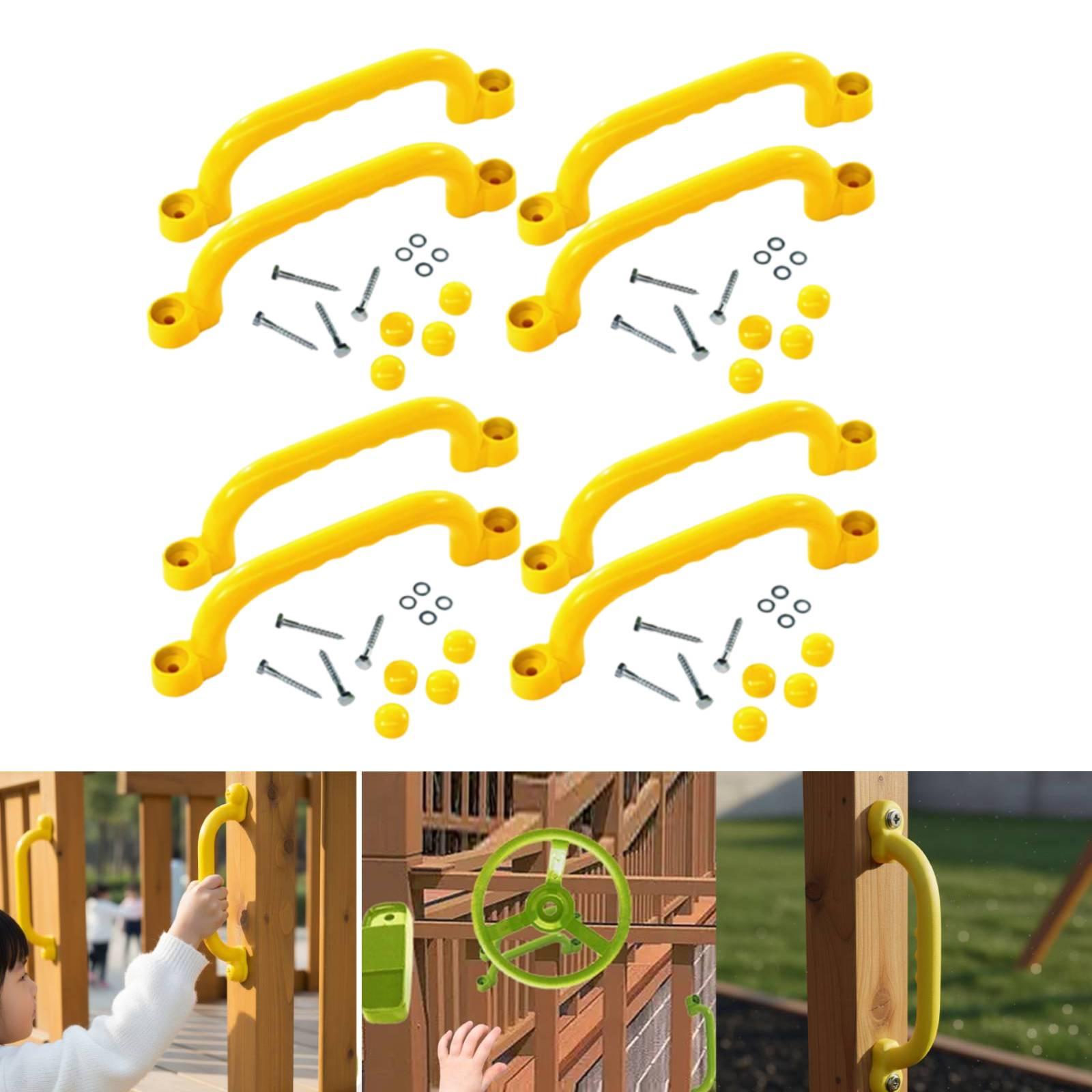 Kids Outdoor House Accessories - 子供用遊び場クライミングアクセサリー グリップハンドルグリップ 耐候性 屋外プレイセット 裏庭ツリーハウス ガーデン用