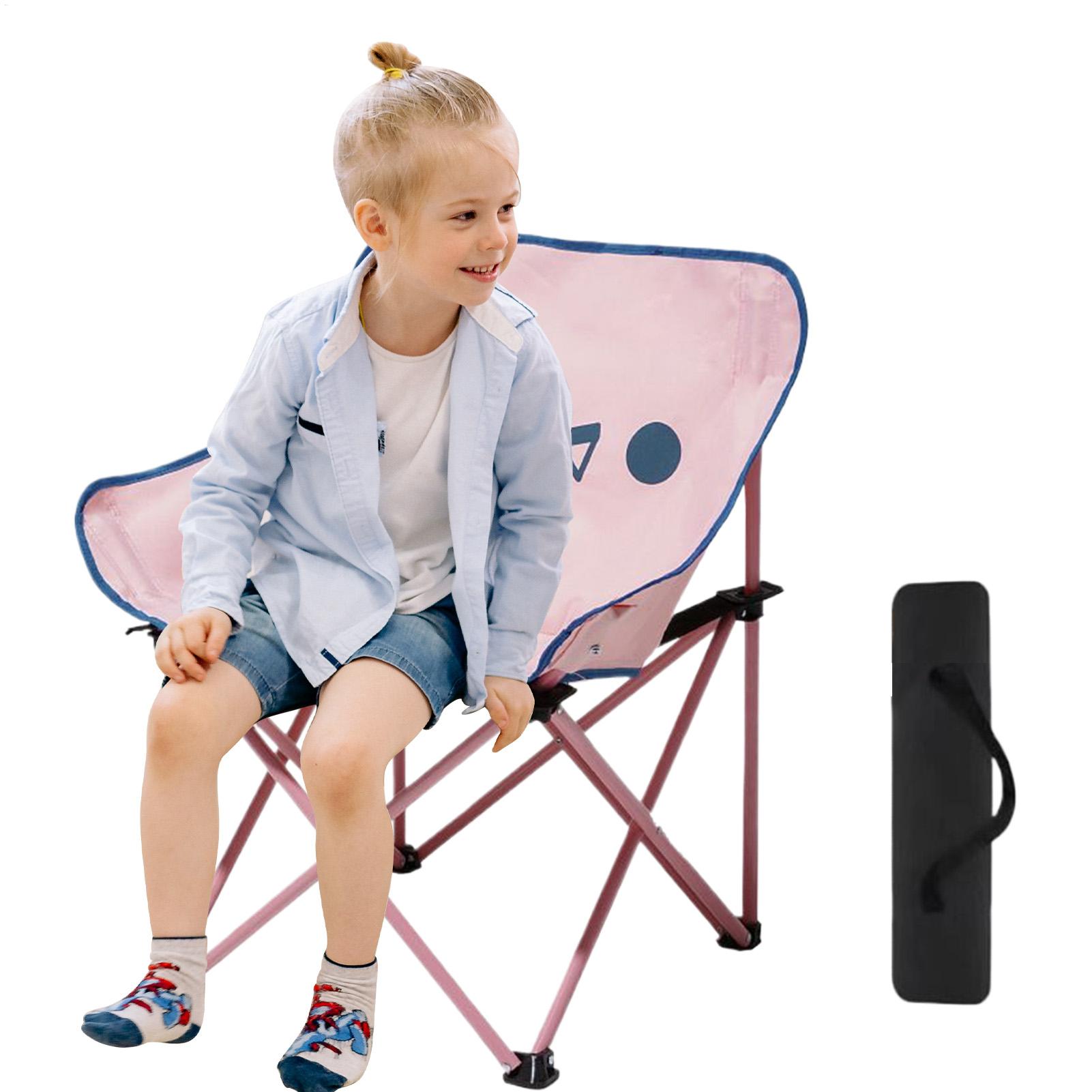 Kids Outdoor Folding Chair - 子供キャンプチェア子供オックスフォード折りたたみキャンプビーチチェア通気性ポータブルブースターシートかわいい屋外家具スポーツ用