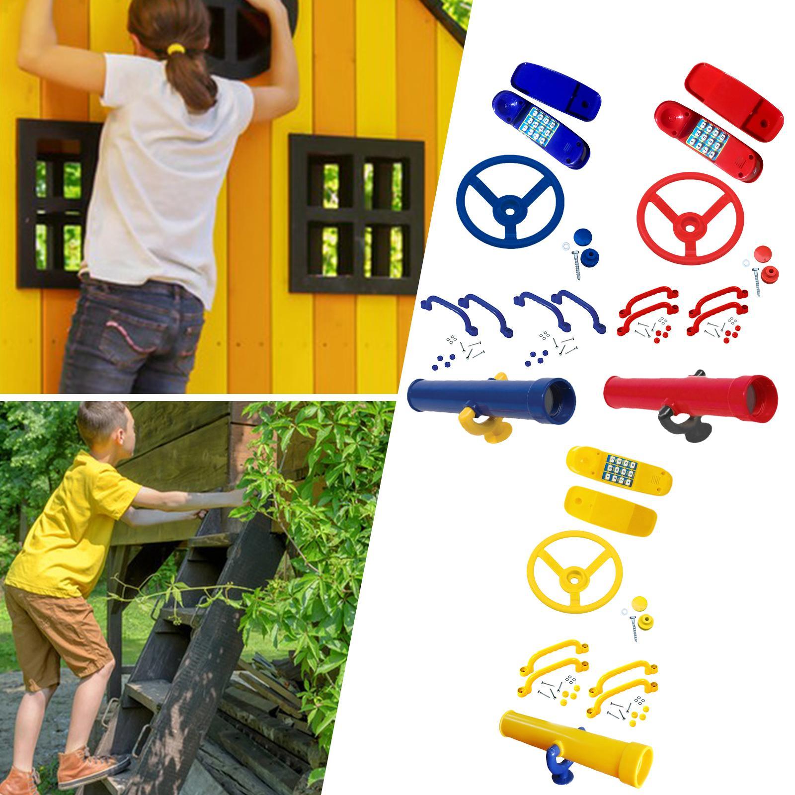 子供の遊び場のおもちゃのステアリングホイール 対象年齢 3  - Kids Outdoor Climbing Frame のレビューと価格
