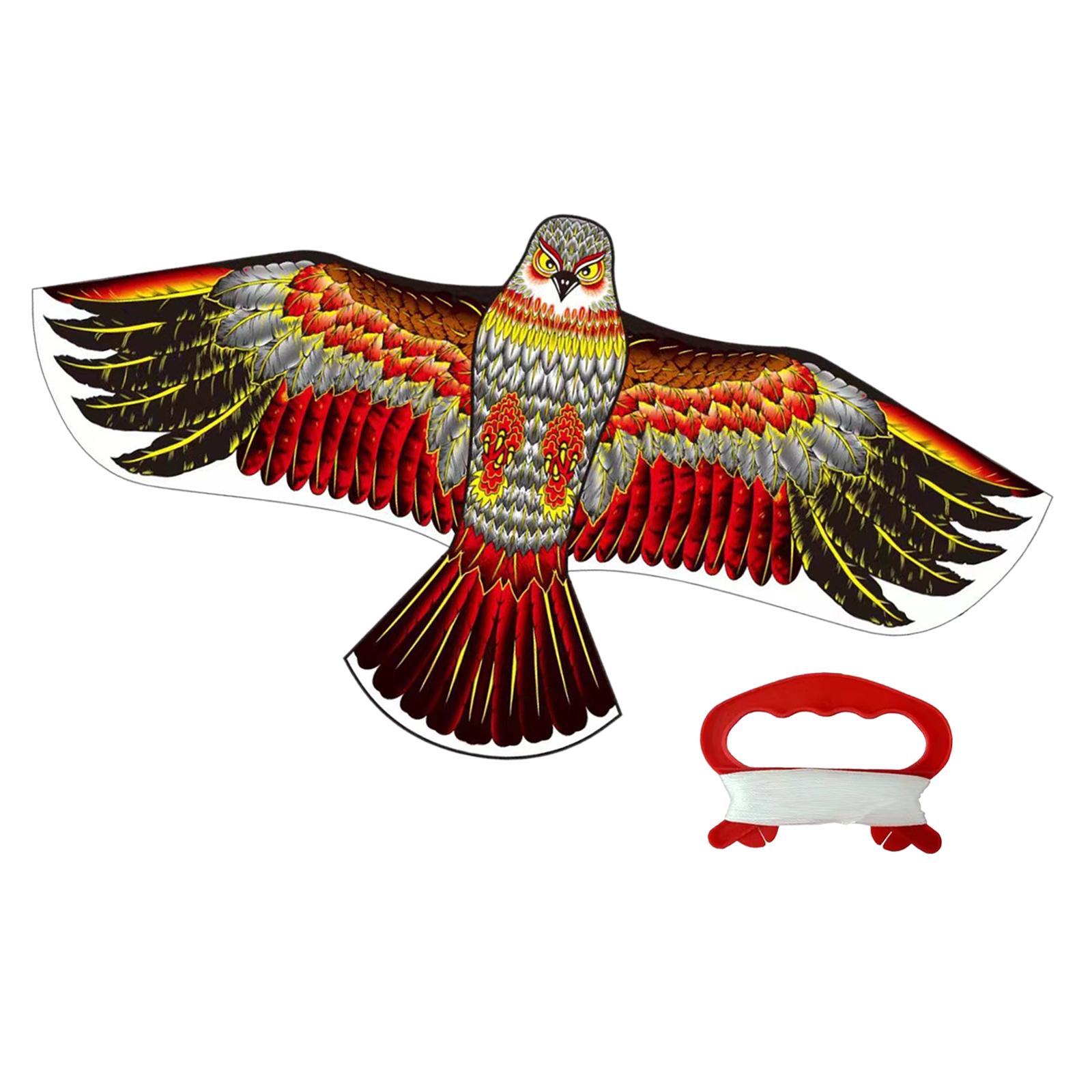 63インチの巨大な鷲凧、簡単に飛ばせる屋外ゲーム用凧、耐久性 - Kite Easy Fly Kids のレビューと価格