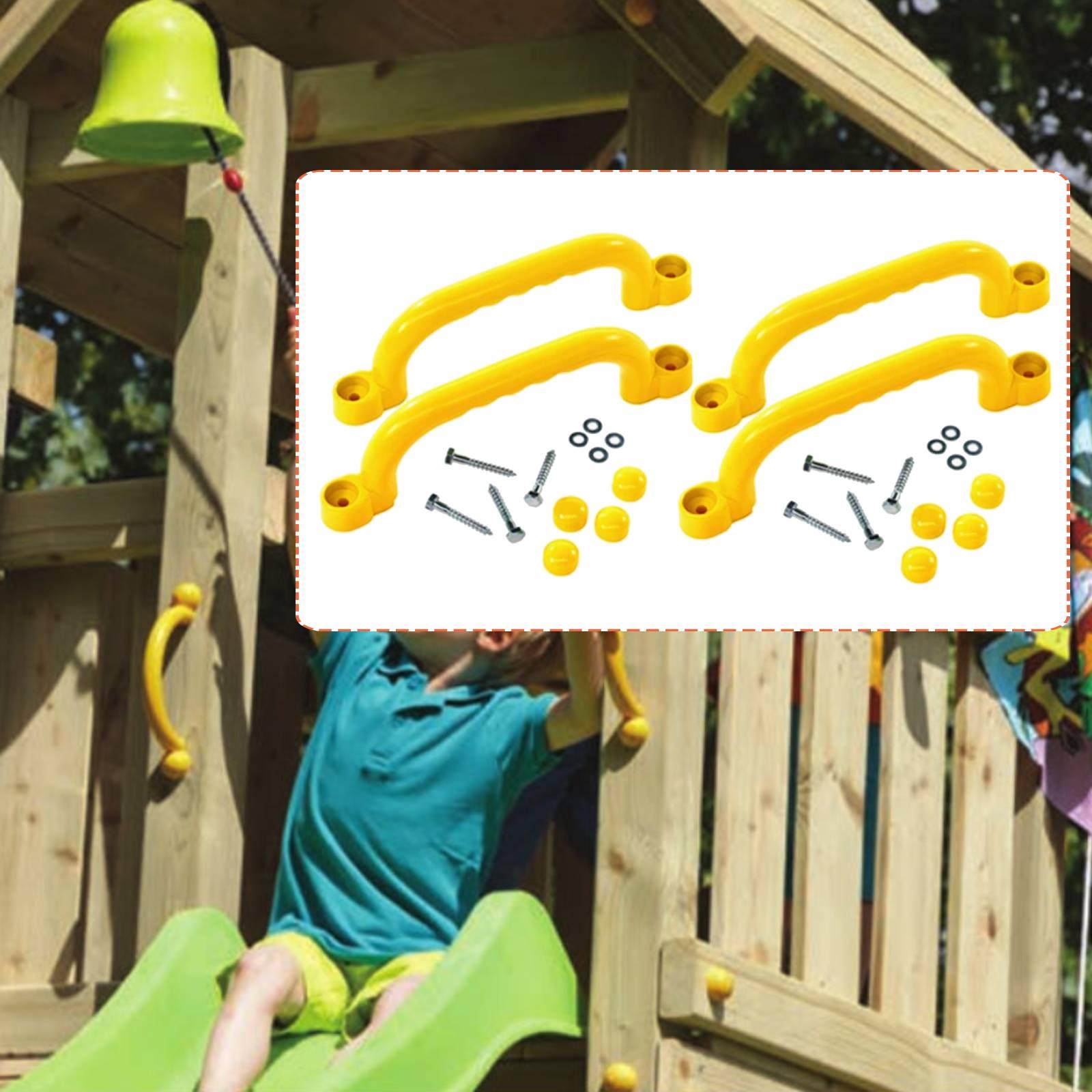4x クライミングフレームハンドル子供用屋外遊び場アクセサリ - Kids Outdoor Climbing Frame のレビューと価格