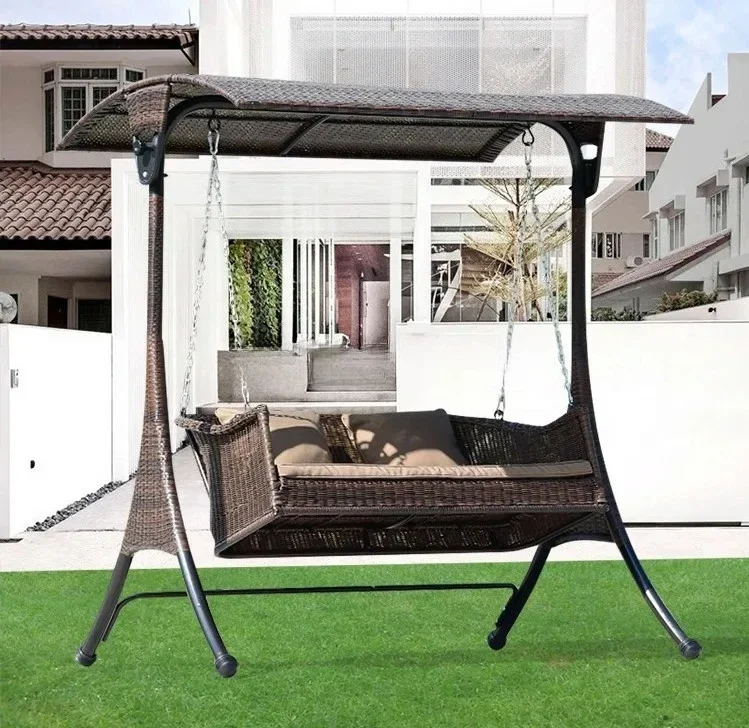 ホットセール2人用ガーデンラタンブランコハンモックチェア、子 - Kids Outdoor Lawn Chair のレビューと価格