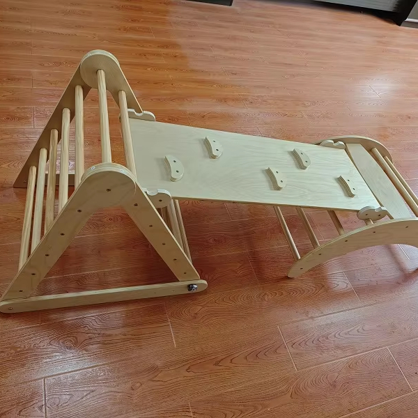 人気沸騰中！3in1モンテッソーリ木製ガーデンレインボー屋内 - Kids Outdoor Climbing Frame のレビューと価格