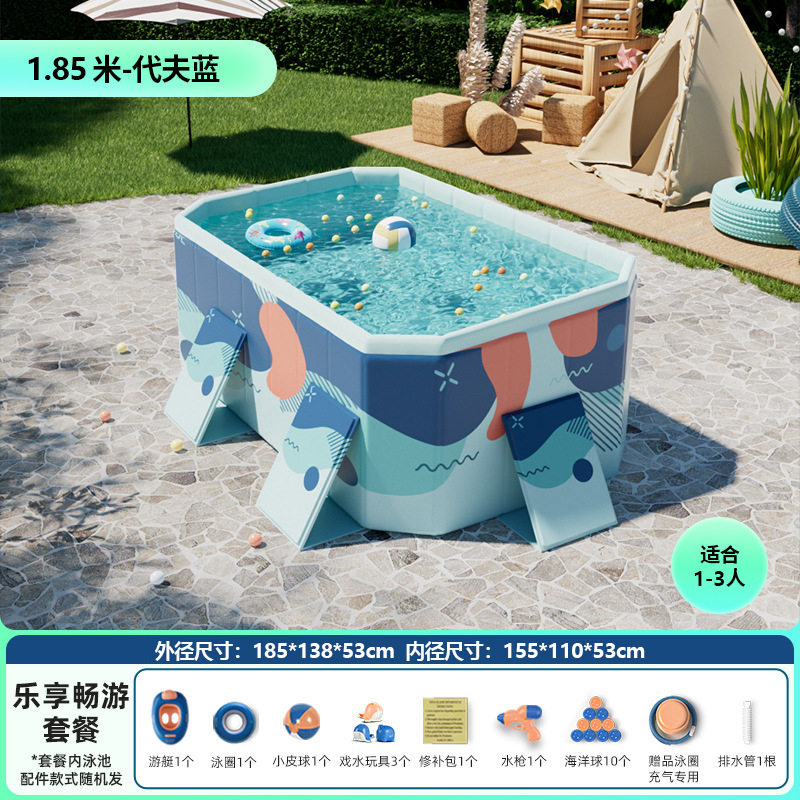 膨張不要の折りたたみ式プール、極厚5層耐摩耗性、子供、赤ちゃ - Kids Outdoor Wear のレビューと価格
