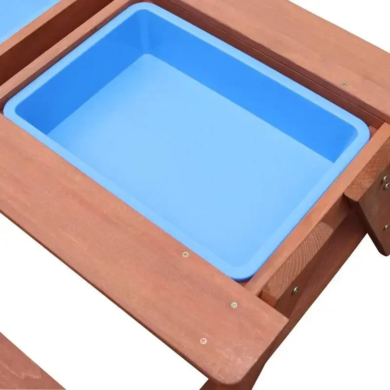 -屋外ピクニック木製ベンチ木製カバーセット砂と水の子供用アク - Kids Outdoor Picnic Table のレビューと価格