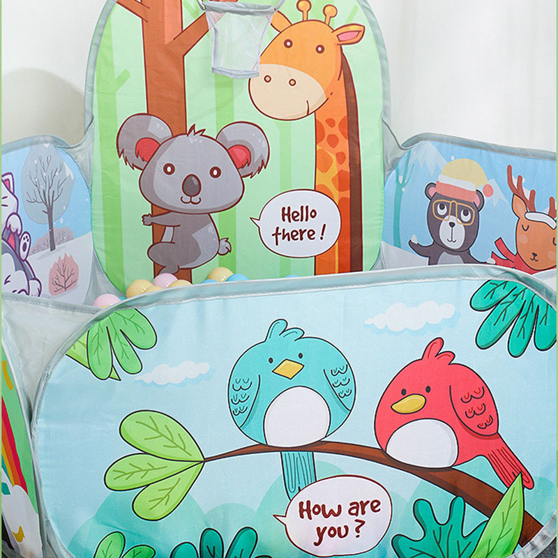 漫画の動物ポータブル折りたたみテント屋内屋外教育カラフルなお - Kids Outdoor House Accessories のレビューと価格