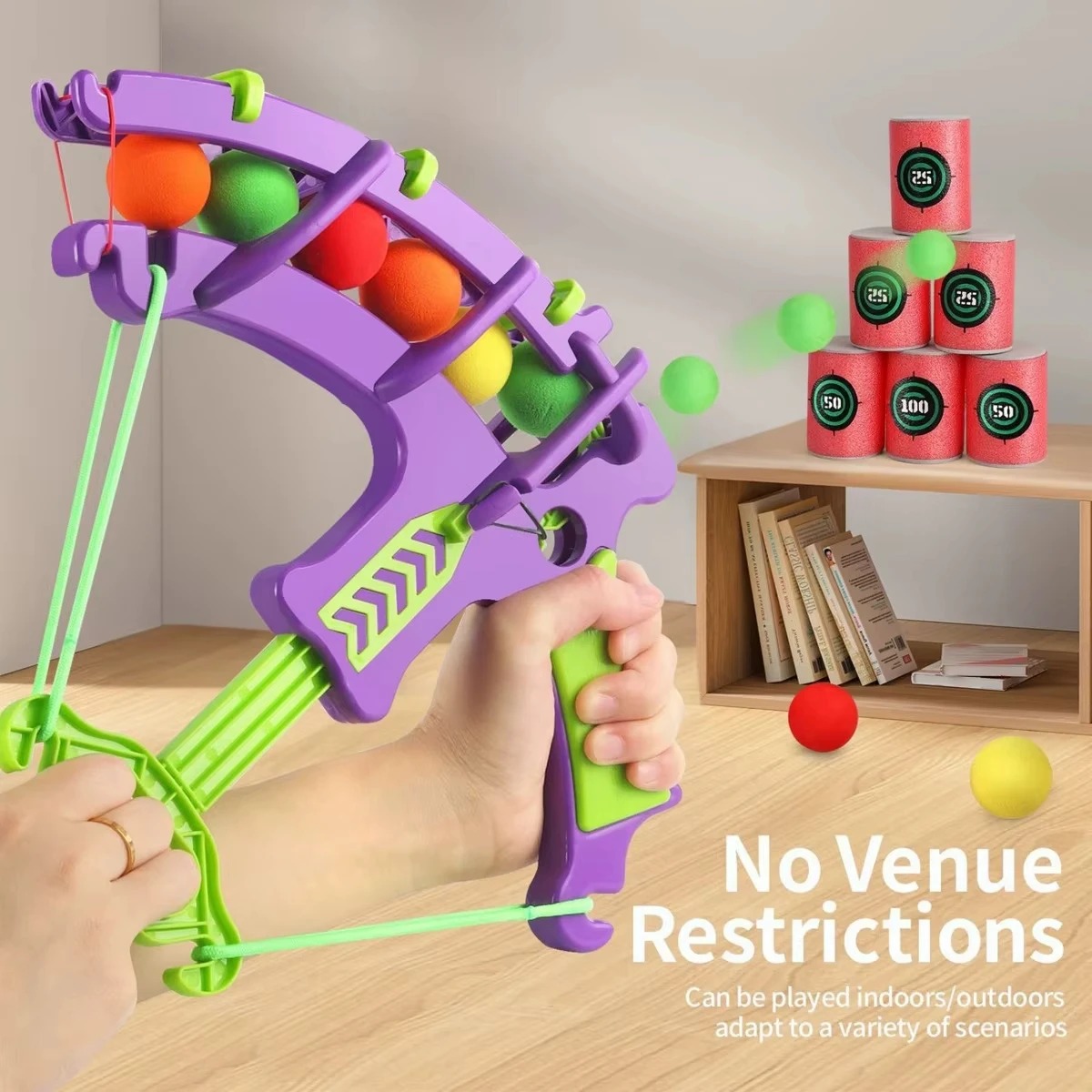 投げスポーツスリングショットターゲットバブルガンソフトボール - Kids Outdoor Exercise Equipment のレビューと価格