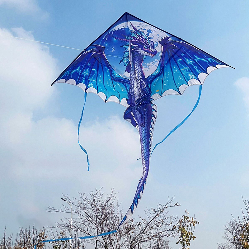 子供と大人のための大きなドラゴン凧 飛ばしやすい 大きな巨大 - Kite Easy Fly Kids のレビューと価格