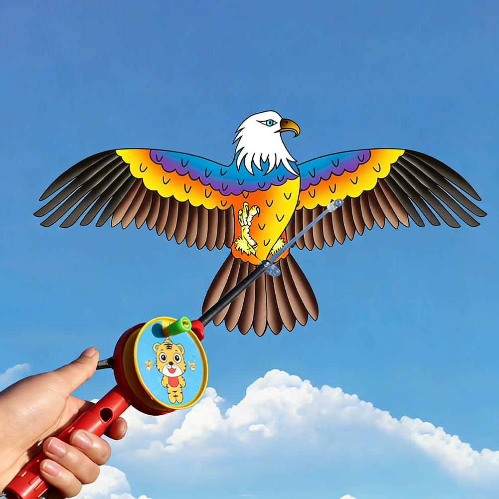 子供用ミニ釣り竿凧 生き生きとした蝶、ツバメ、オウム 簡単に - Kite Easy Fly Kids のレビューと価格