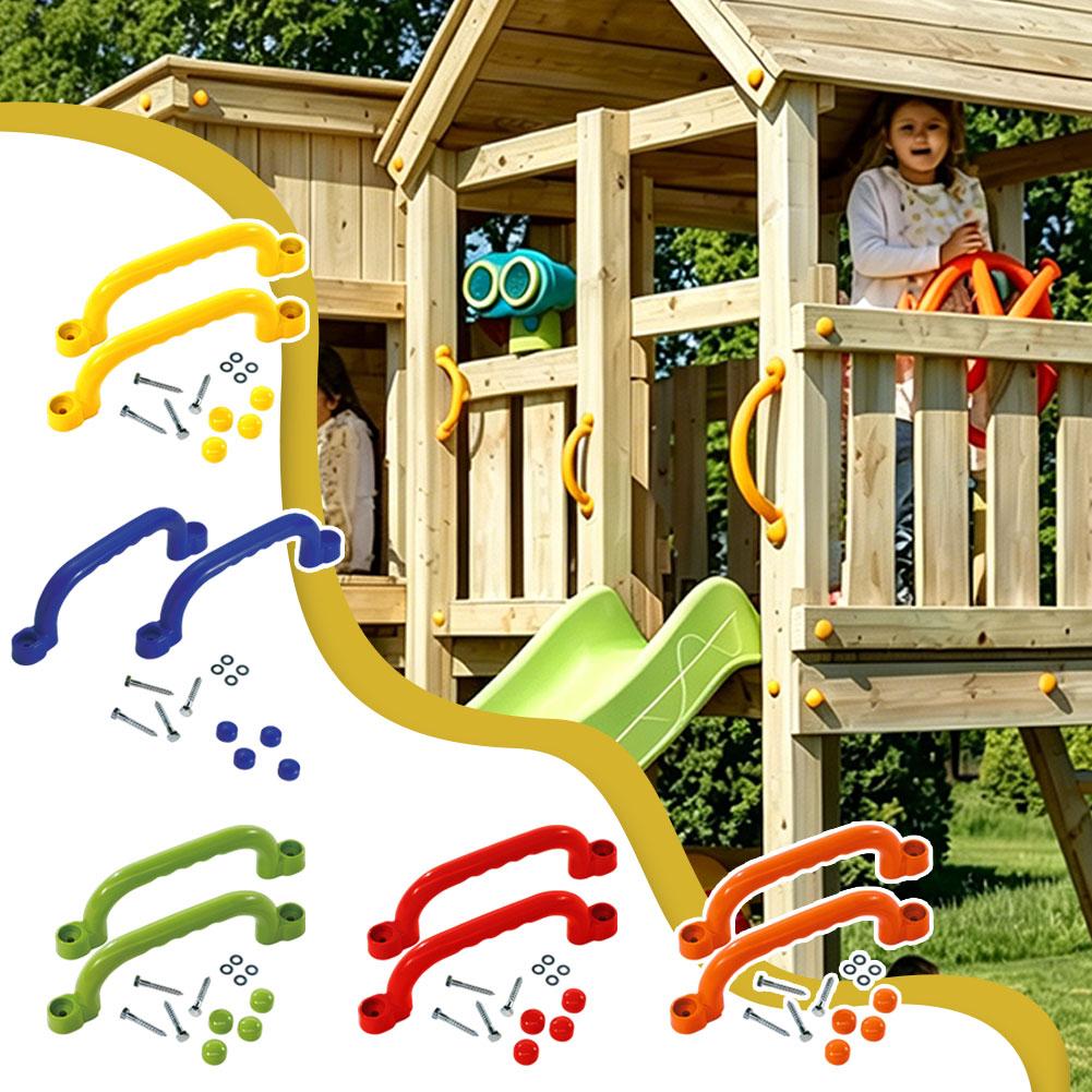 遊び場用安全ハンドル クライミングフレーム用 屋外用グラブハ - Kids Outdoor Climbing Frame のレビューと価格