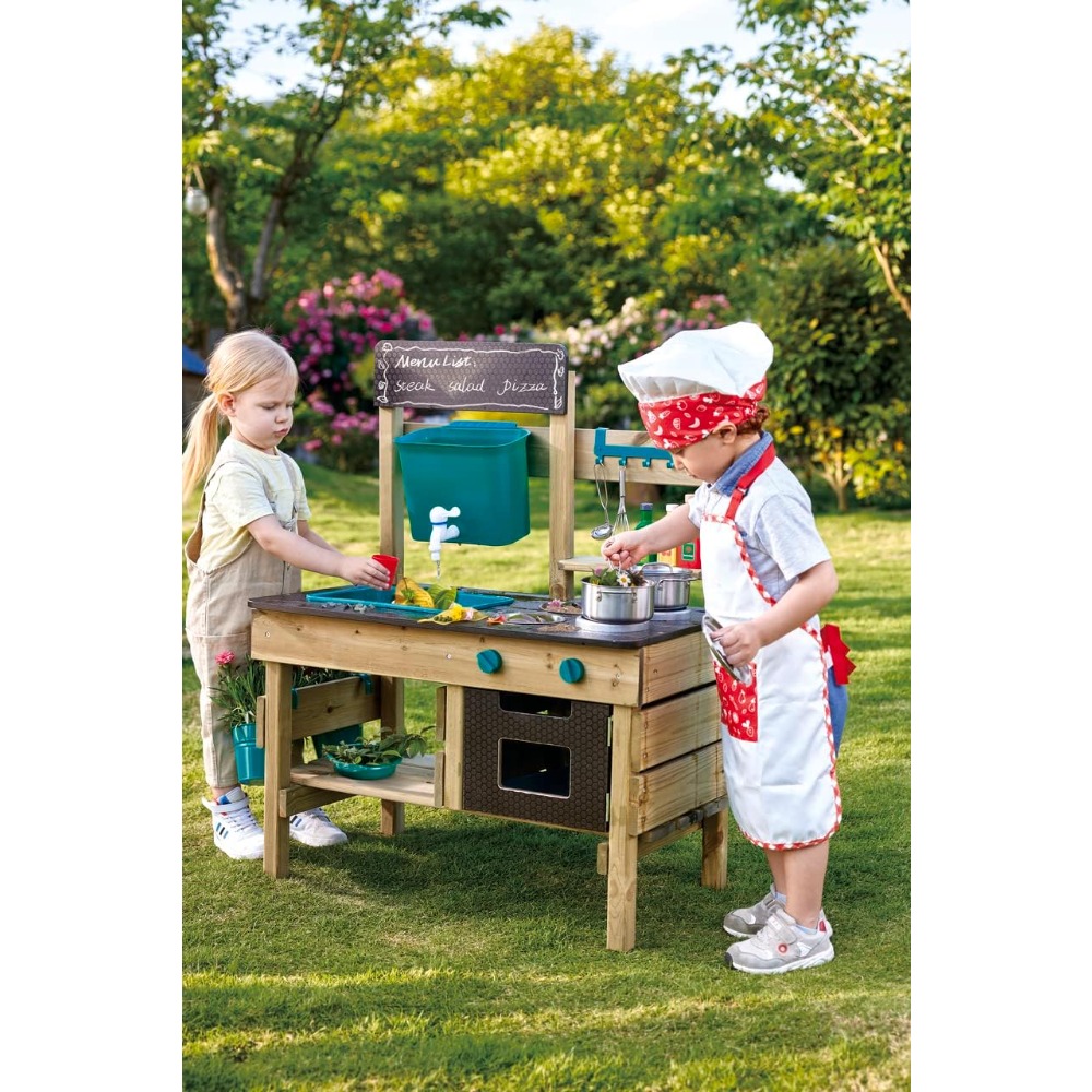 新発売！お得な価格！米国発送！屋外キッチン、泥遊びキッチン、 - Kids Outdoor Mud Kitchen Accessories のレビューと価格