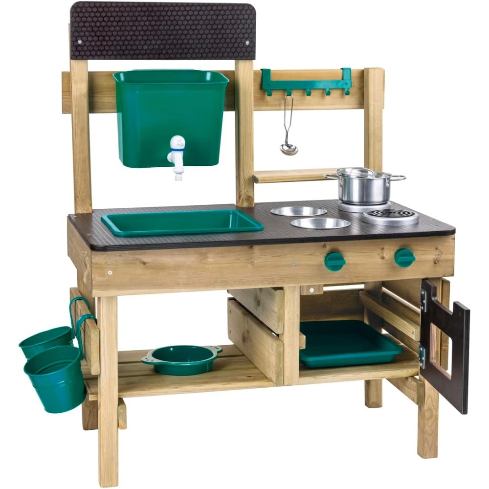 新発売！お得な価格！米国発送！屋外キッチン、泥遊びキッチン、 - Kids Outdoor Mud Kitchen Accessories のレビューと価格