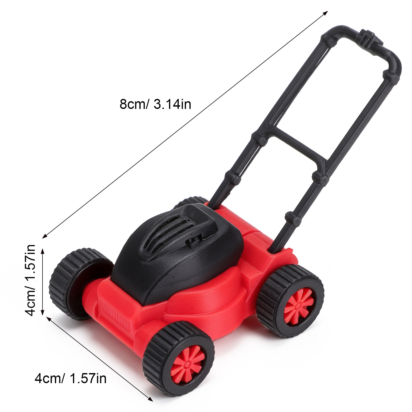 ドールハウスミニ芝刈り機 1:18 おもちゃモデルリアルな庭 - Kids Outdoor House Accessories のレビューと価格