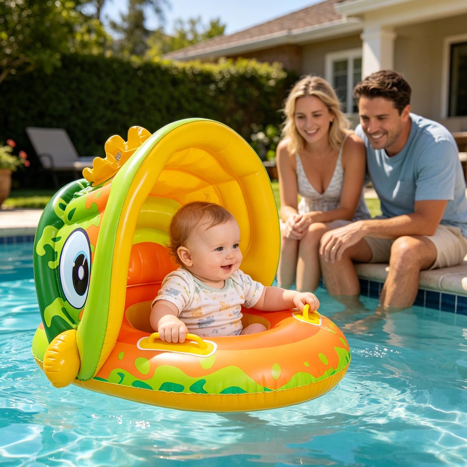 プールフロート 子供用インフレータブルチェア サンキャノピー - Kids Outdoor Lawn Chair のレビューと価格