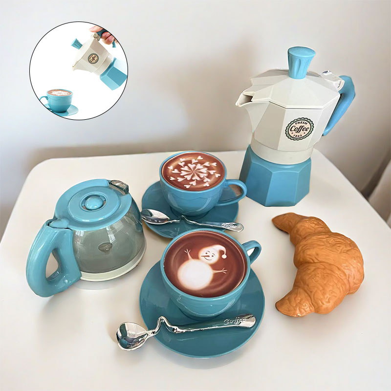 4/11 個ごっこ遊びシミュレーションコーヒーセット食器まま - Kids Outdoor House Accessories のレビューと価格
