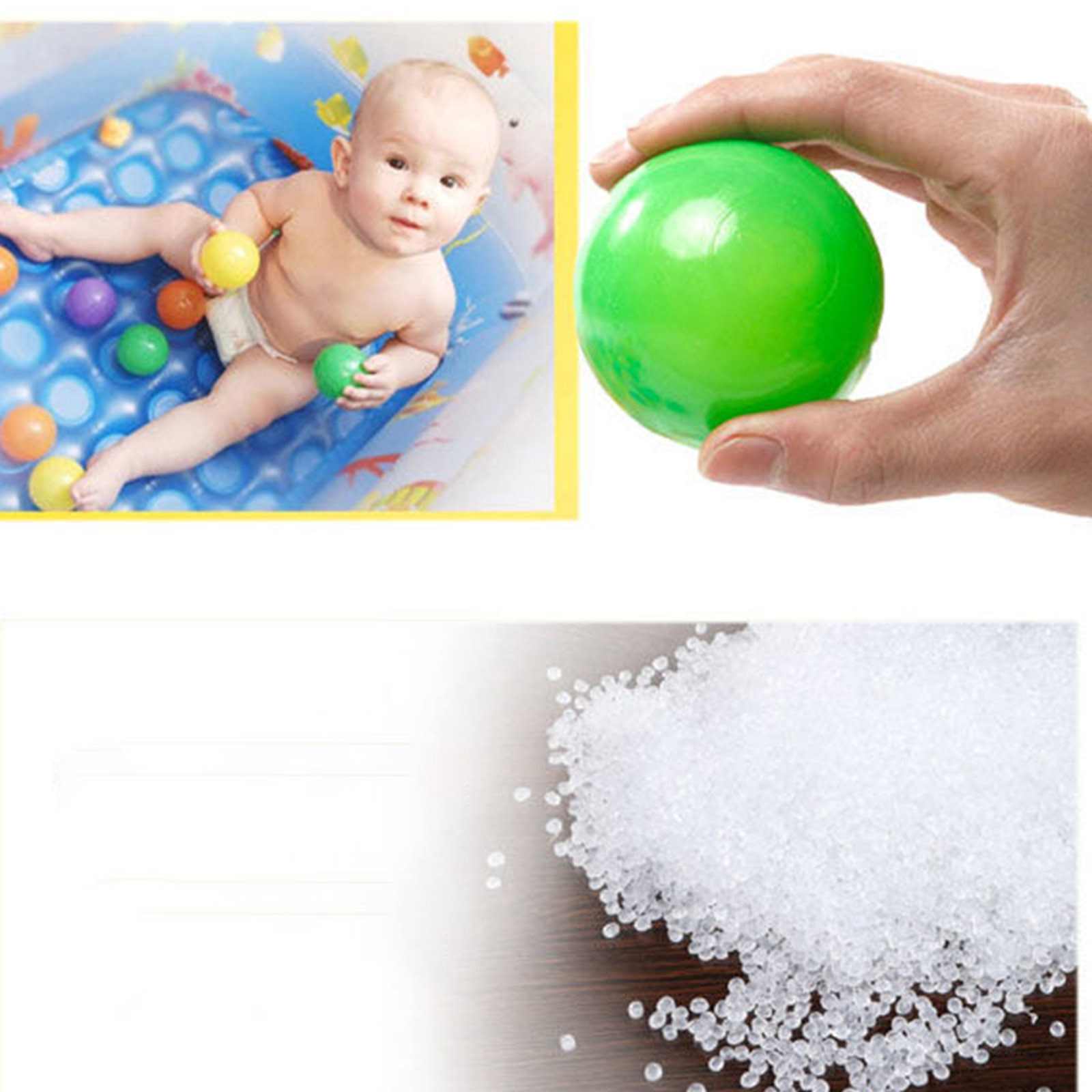 100個入り 55mm ベビー用プラスチックボール 水遊びプ - Kids Outdoor House Accessories のレビューと価格