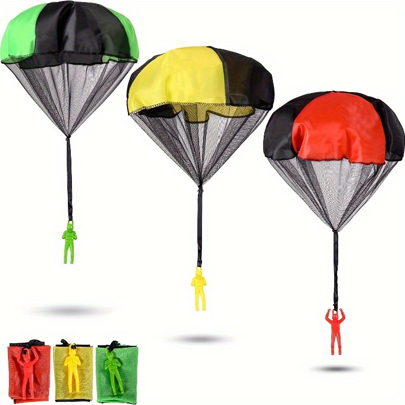 1 個子供用手投げパラシュートおもちゃもつれ屋外飛行パラシュ - Kids Outdoor Easter Gifts のレビューと価格
