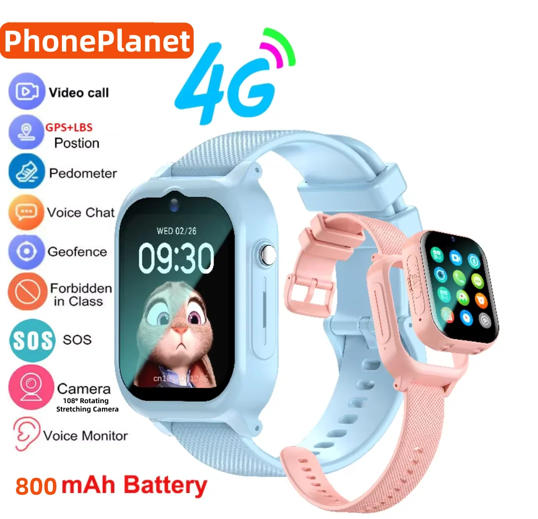 4Gキッズスマートウォッチ GPS SOS ビデオ通話機能付 - Kids Outdoor Wear のレビューと価格