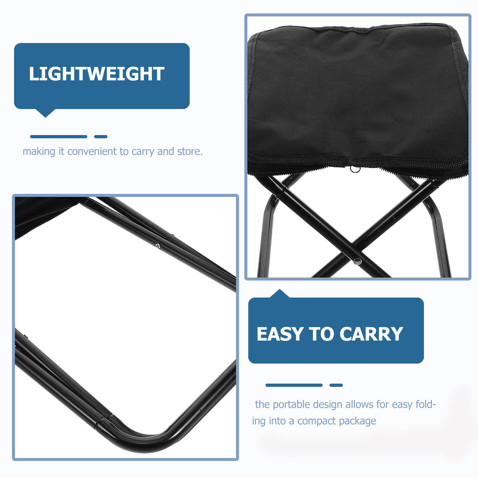 携帯用軽量折りたたみミニスツールチェア、折りたたみ式キャンプ - Kids Outdoor Folding Chair のレビューと価格