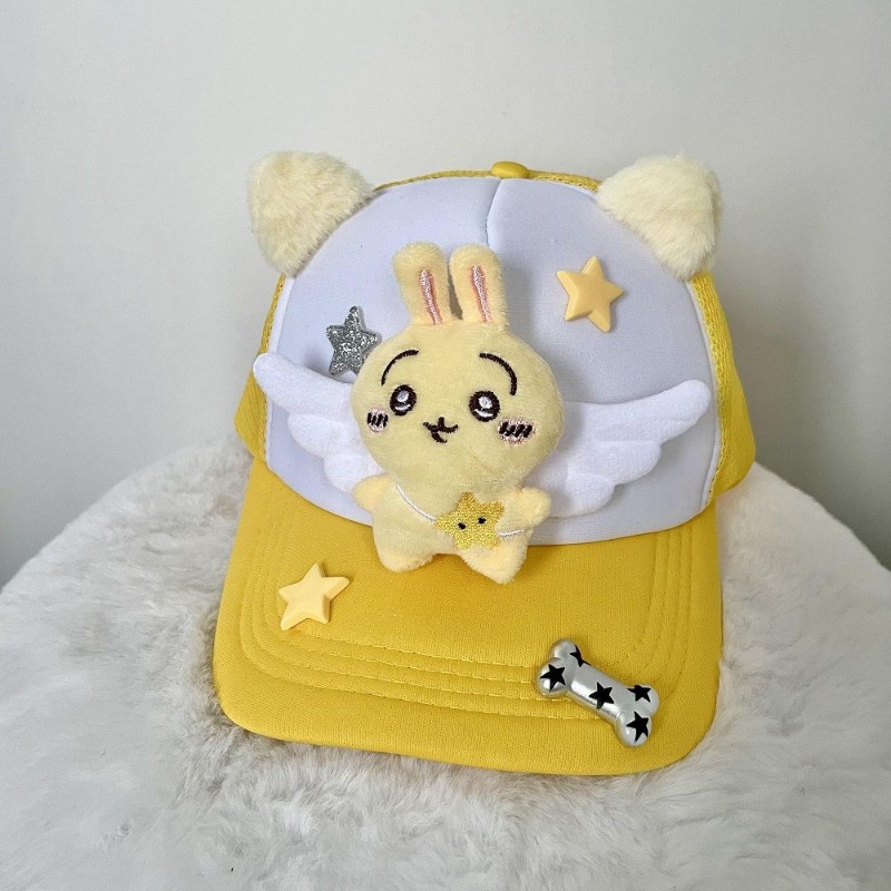 アニメちいかわうさぎ野球帽刺繍ファッションレトロ調節可能学生 - Kids Outdoor Movies のレビューと価格