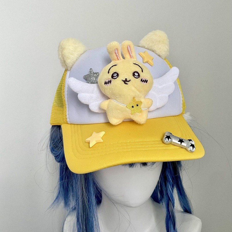 アニメちいかわうさぎ野球帽刺繍ファッションレトロ調節可能学生 - Kids Outdoor Movies のレビューと価格