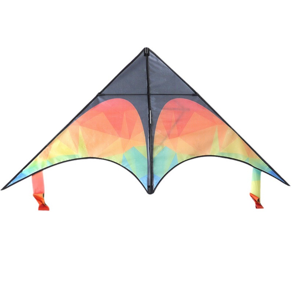 双尾大型デルタ凧 ロングテール 簡単に飛ばせる子供用凧 50 - Kite Easy Fly Kids のレビューと価格