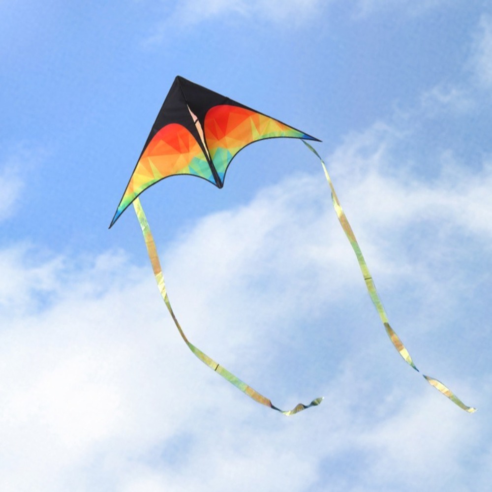 双尾大型デルタ凧 ロングテール 簡単に飛ばせる子供用凧 50 - Kite Easy Fly Kids のレビューと価格
