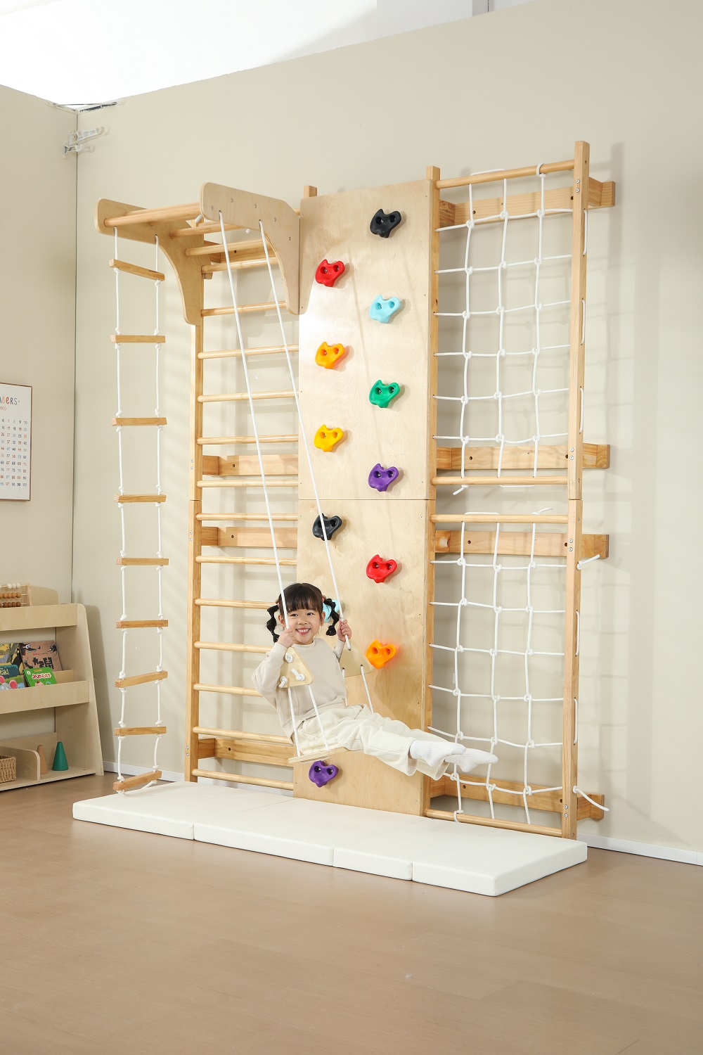 在庫あり 室内用モンキーバー 子供用木製クライミングフレーム - Kids Outdoor Climbing Frame のレビューと価格