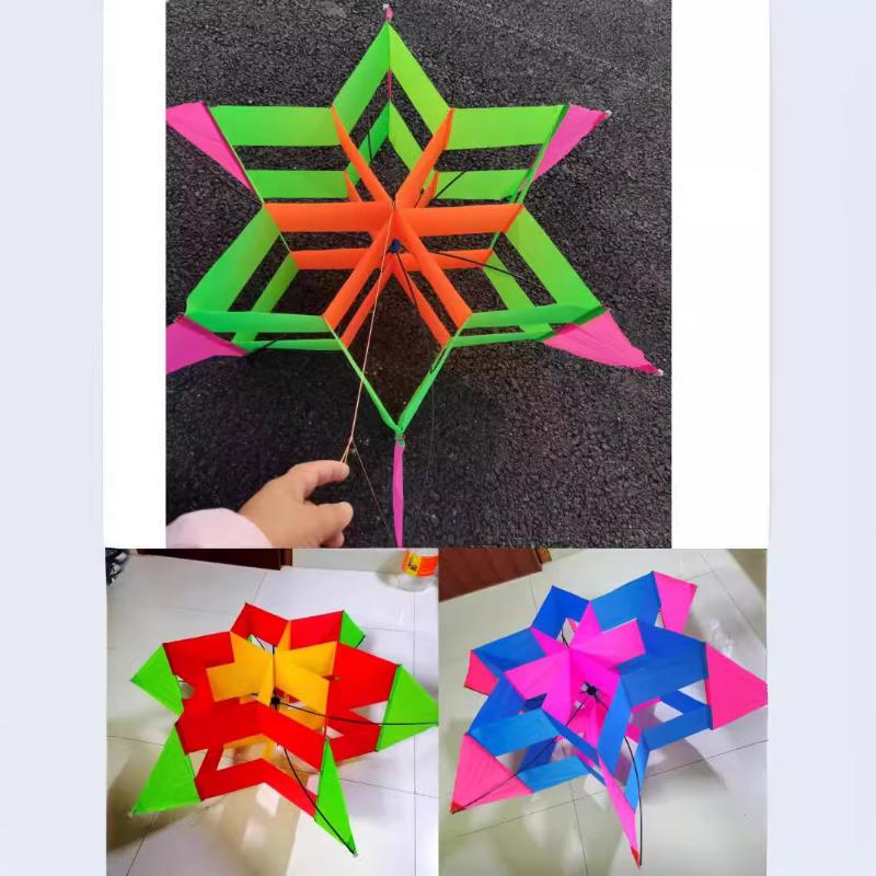 旅行に便利な3D梅の花スタイルの凧、子供と大人向け、ビーチ、 - Kite Easy Fly Kids のレビューと価格