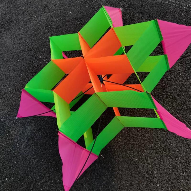 旅行に便利な3D梅の花スタイルの凧、子供と大人向け、ビーチ、 - Kite Easy Fly Kids のレビューと価格