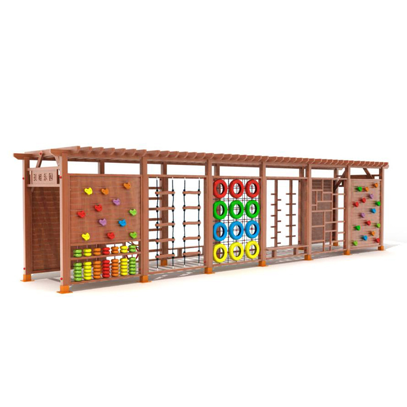 屋外用木製クライミング遊具、子供用ジャングルジム、屋外遊び場 - Kids Outdoor Climbing Frame のレビューと価格